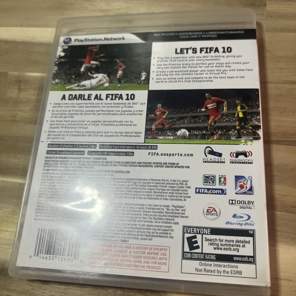 FIFA‎ SOCCER 10 PLAYSTATION 3 PS3